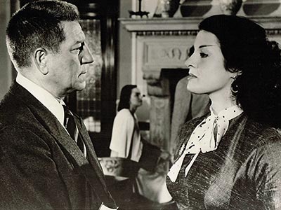 Jean Gabin et Silvana Pampanini dans FILLE DANGEREUSE réalisé par Guido Brignone