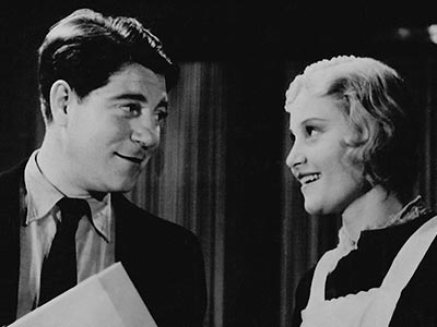 Jean Gabin et Jeanine Crispin dans DU HAUT EN BAS