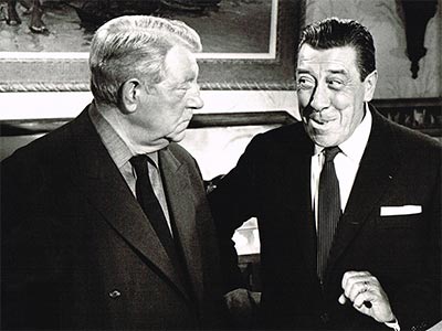 Jean Gabin et Fernandel dans L'ÂGE INGRAT