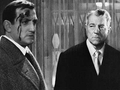 Lino Ventura et Jean Gabin dans RAZZIA SUR LA CHNOUF