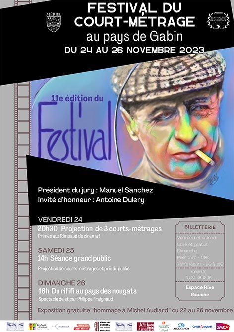 affiche du 11e festival du court-métrage