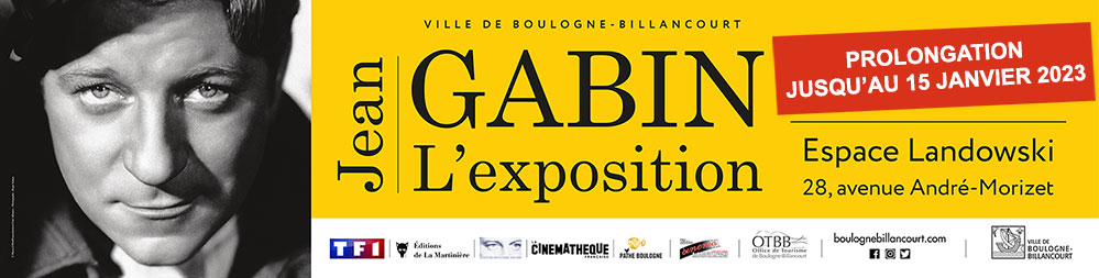 Jean Gabin, l'exposition du 9 mars au 15 janvier 2023 à Boulogne-Billancourt