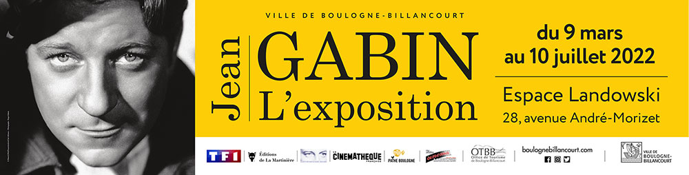 Jean Gabin, l'exposition du 9 mars au 10 juillet 2022 à Boulogne-Billancourt