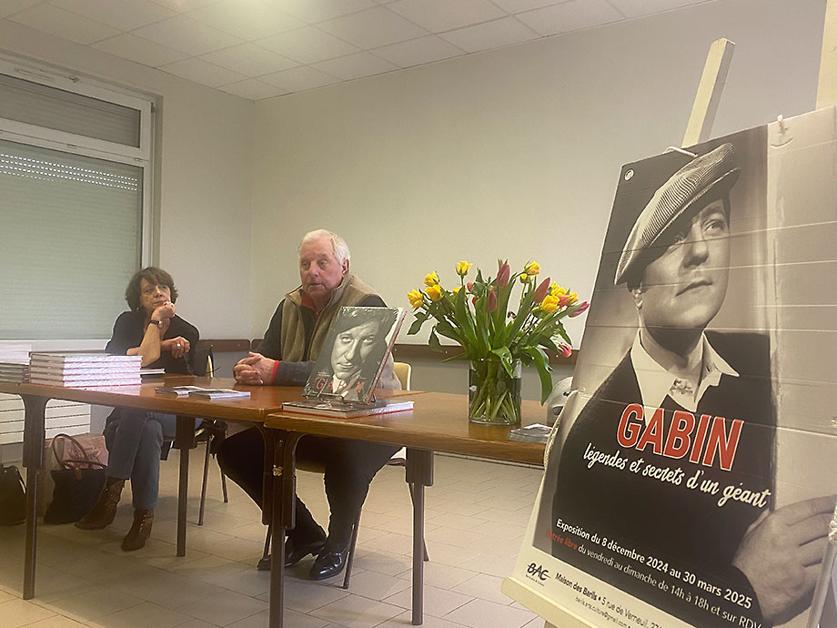 Martine Anfray et Mathias Moncorgé lors de la conférence du 8 février 2025