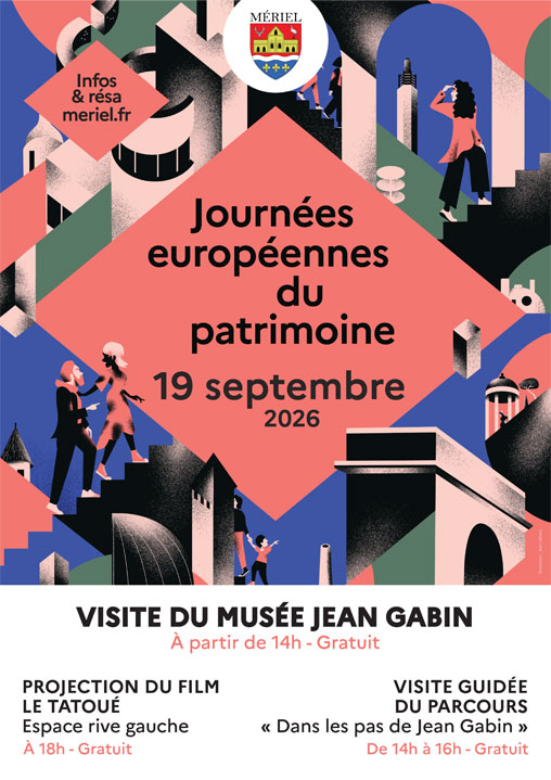 visuel des Journées Européennes du Patrimoine à Mériel