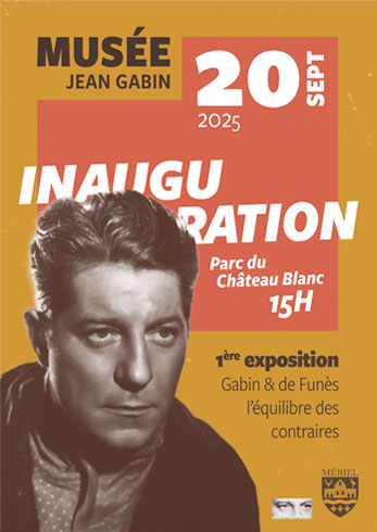 affiche réouverture du Musée Jean Gabin