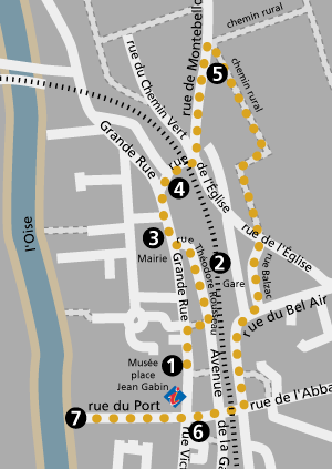 circuit dans Mériel Sur les pas de Jean Gabin